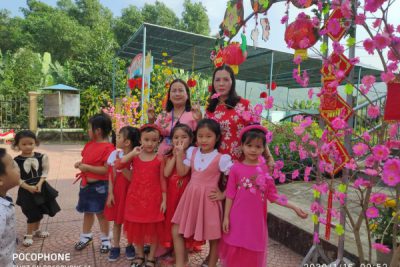Hội vui xuân của cô và trò trường mầm non Hành Tín Đông năm học 2019- 2020